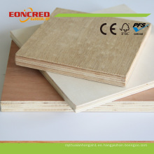 1220X2440 / 1250X2500mm Mejores precios madera contrachapada comercial grado muebles
